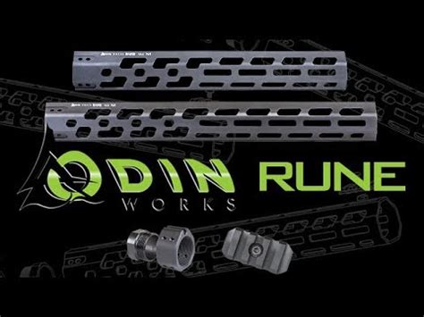 Odin works handguard with norse rune design